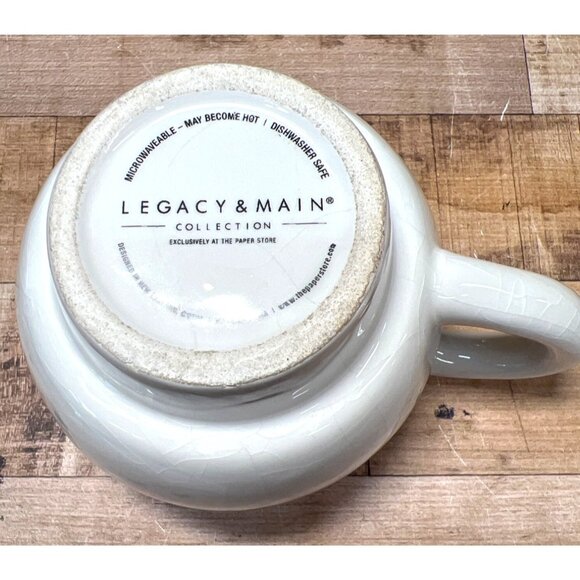 Christmas Snowman Stacking Mugs Set Of 3 Legacy & Main Ceramic Holiday Decor - Picture 6 of 6